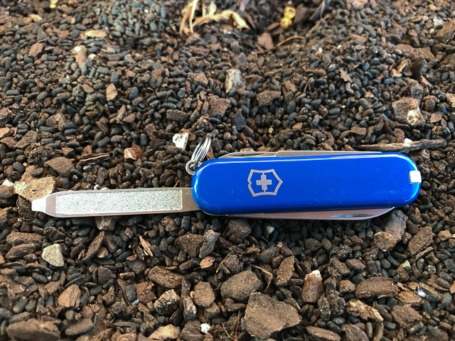 Victorinox Classic SD Review: Nail file